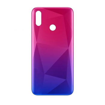Back Panel Cover for Realme 3 - Colour Red