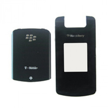 Front & Back Panel For BlackBerry Pearl Flip 8220 - Black Front & Back Panel For BlackBerry Pearl Flip 8220 - Black