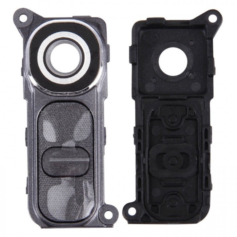 Camera Lens Glass with Frame For LG G4 Black