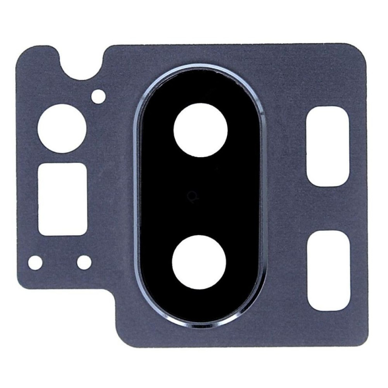 Camera Lens Glass with Frame For LG G7 ThinQ Blue