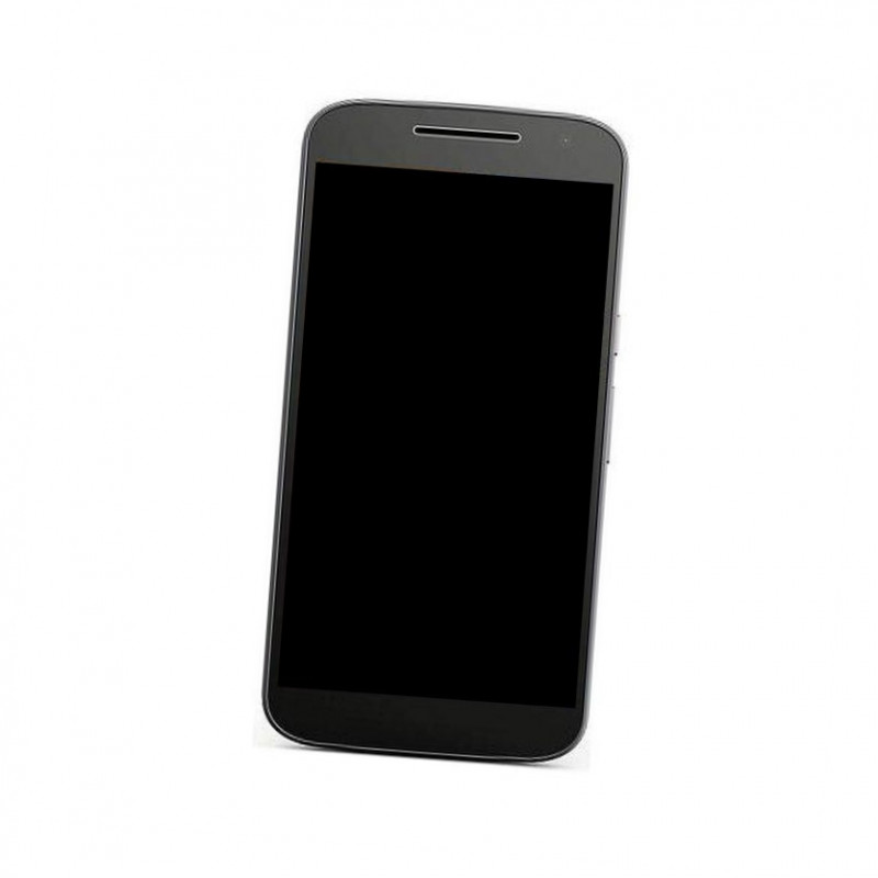 Camera Lens Glass with Frame For Moto G4 Black