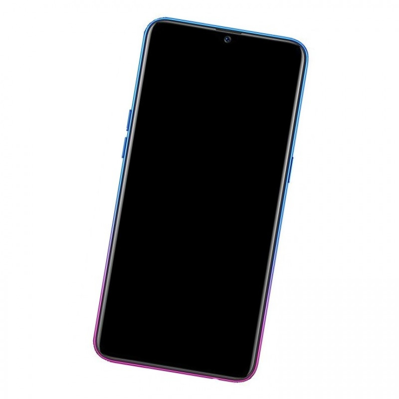 Camera Lens Glass with Frame For Oppo RX17 Neo Black