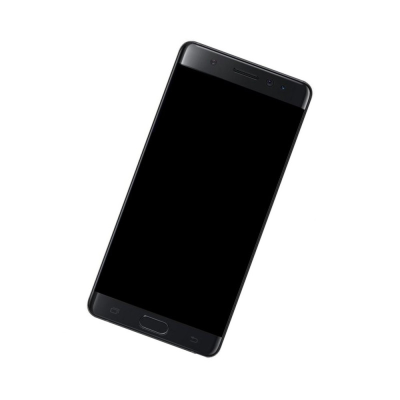 Camera Lens Glass with Frame For Samsung Galaxy Note Fan Edition Black