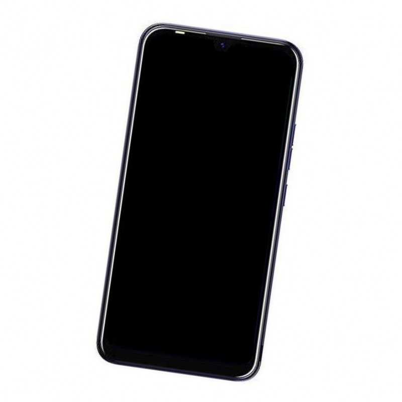 Camera Lens Glass with Frame For Tecno Spark Go KC1 Black