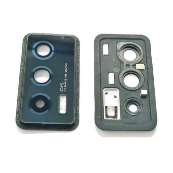 Camera Lens Glass with Frame For vivo iQOO 7 (India) Black