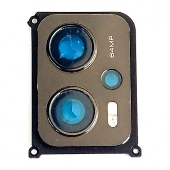 Camera Lens Glass with Frame For Xiaomi Redmi K50i 5G Black