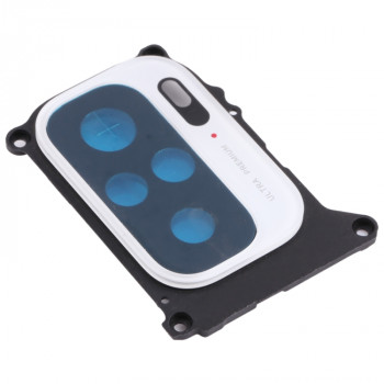 Camera Lens Glass with Frame For Xiaomi Redmi Note 10S White