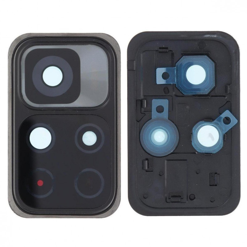 Camera Lens Glass with Frame For Xiaomi Redmi Note 11T 5G Blue