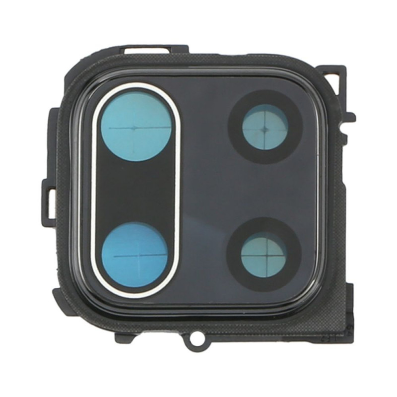 Camera Lens Glass with Frame For Xiaomi Redmi Note 9 Pro Max Black