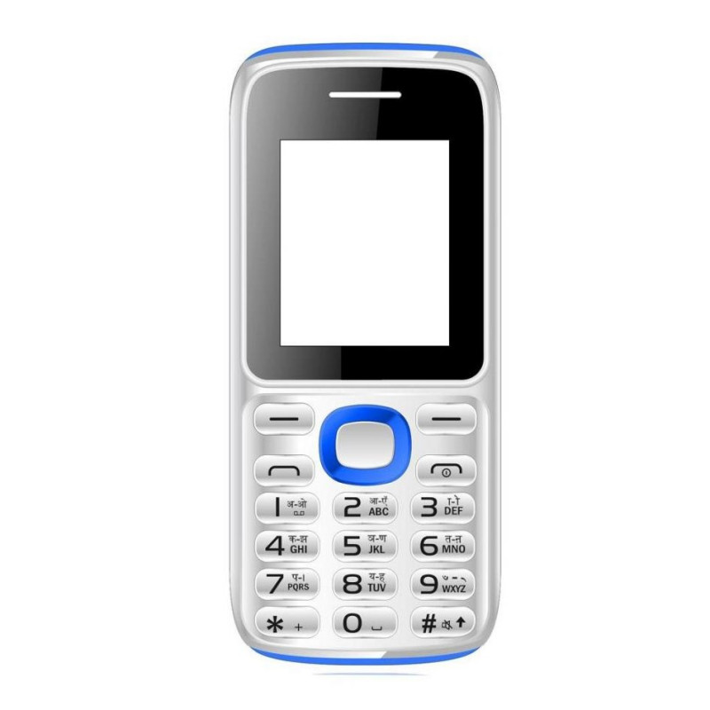 Full Body Housing For Jivi JV 12M - White & Blue