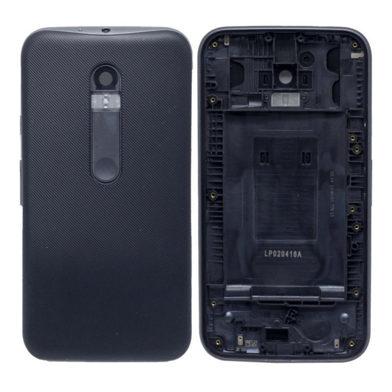 Full Body Housing For Motorola Moto G Turbo Edition - Black