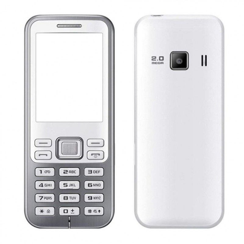 Full Body Housing For Samsung Metro Duos GT-C3322i - White