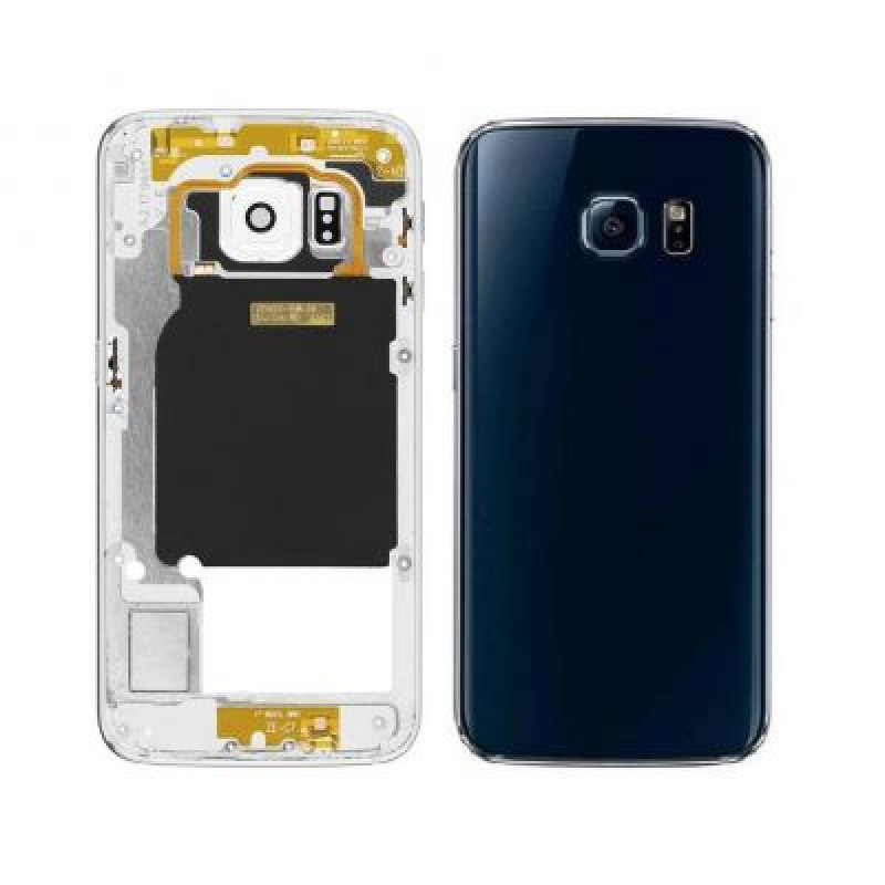 Full Body Housing For Samsung Galaxy S6 Edge - Black