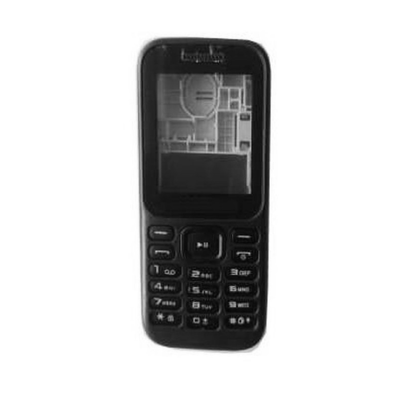 Full Body Housing For Samsung Guru Music 2 - Black