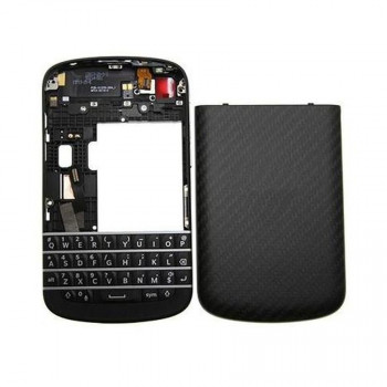 Full Body Housing For BlackBerry Q10 - Black