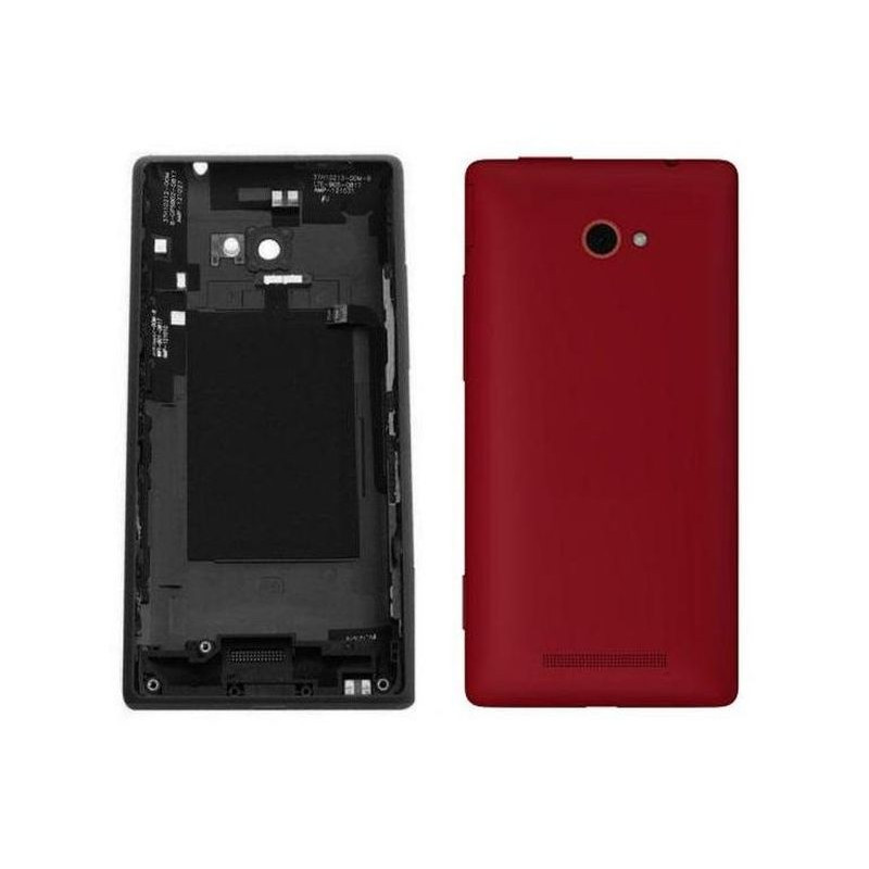 Full Body Housing For HTC Windows Phone 8X CDMA - Red