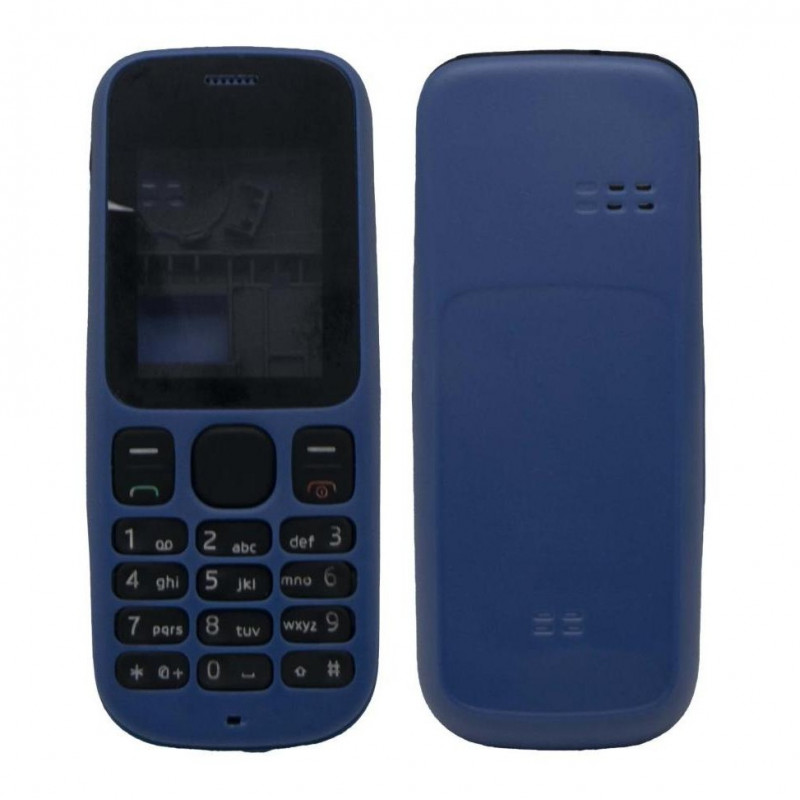 Full Body Housing For Nokia 100 Ocean Blue Phantom Black