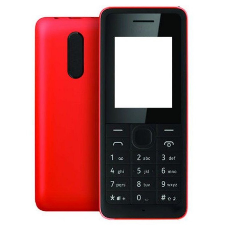 Full Body Housing For Nokia 107 Dual SIM - Red Full Body Housing For Nokia 107 Dual SIM - Red