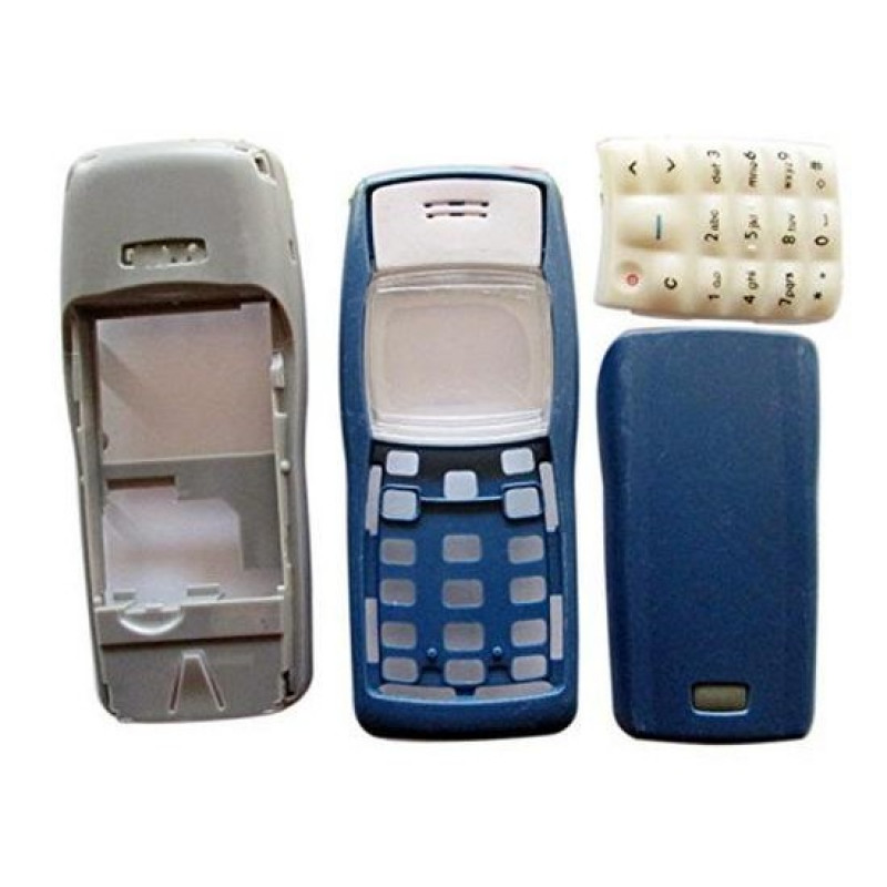 Full Body Housing For Nokia 1110 - White & Blue Full Body Housing For Nokia 1110 - White & Blue