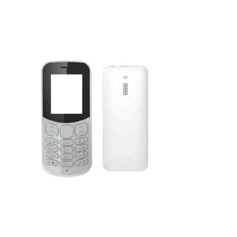 Full Body Housing For Nokia 130 - White Full Body Housing For Nokia 130 - White