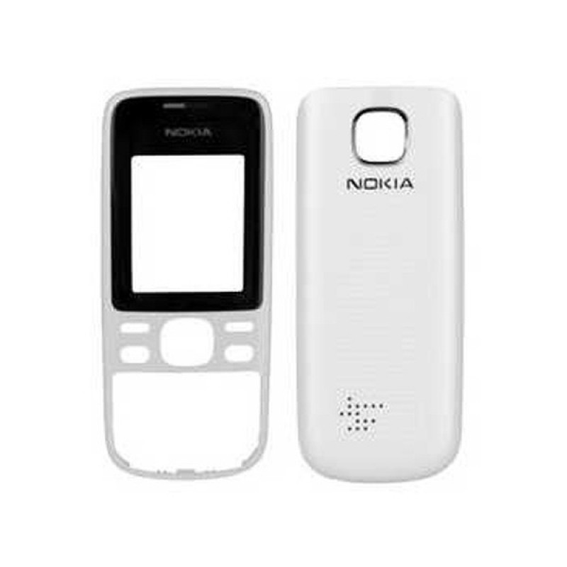 Full Body Housing For Nokia 2690 White Silver Full Body Housing For Nokia 2690 White Silver
