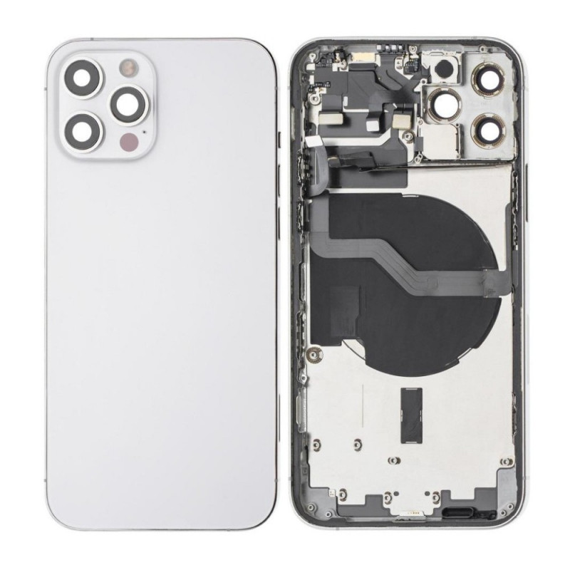 Full Body Housing For Apple iPhone 12 Pro - White Full Body Housing For Apple iPhone 12 Pro - White
