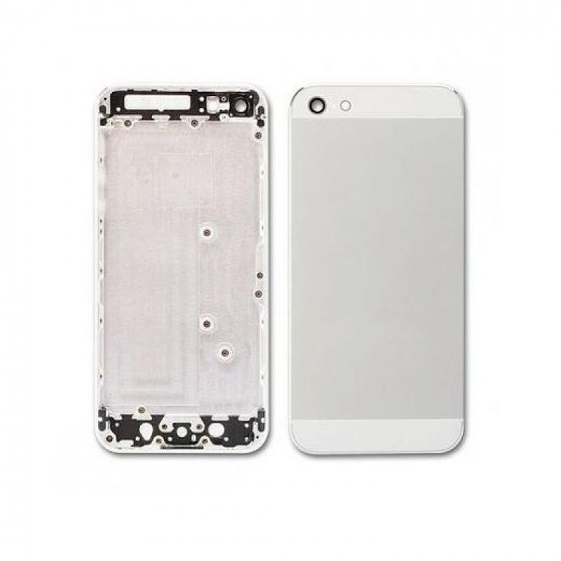 Full Body Housing For Apple iPhone 5 - White & Silver