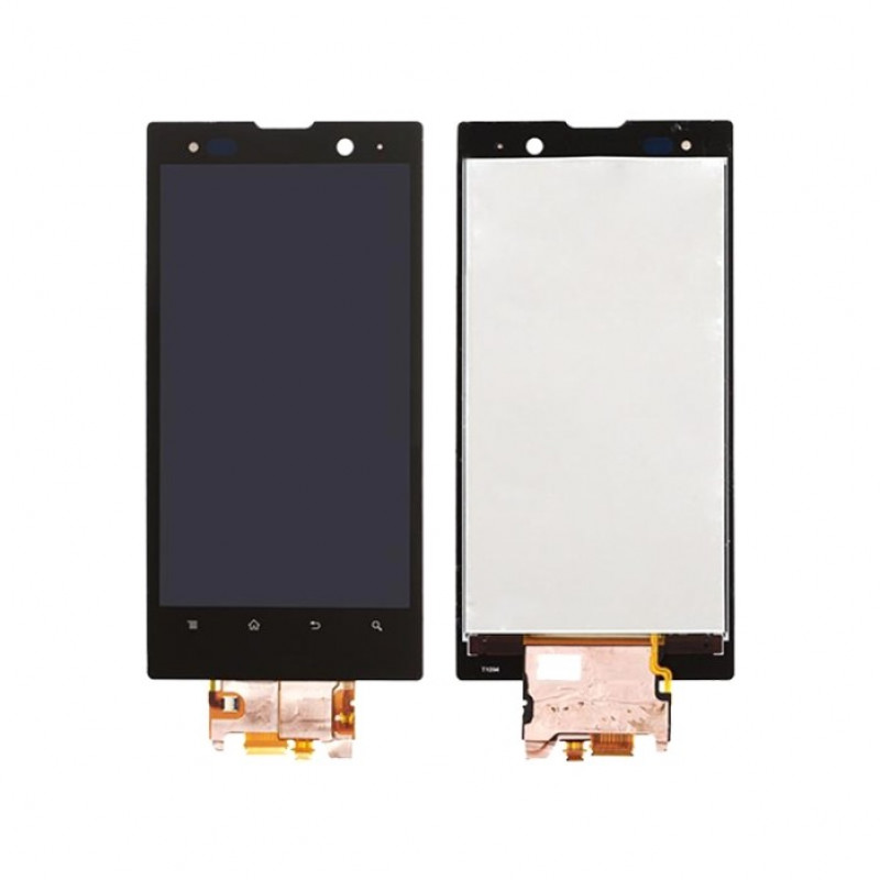 Buy Now LCD with Touch Screen for Sony Xperia ion LTE LT28i - Black Display Glass Combo Folder