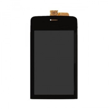 Buy Now LCD with Touch Screen for Nokia Asha 310 RM-911 - Black Display Glass Combo Folder