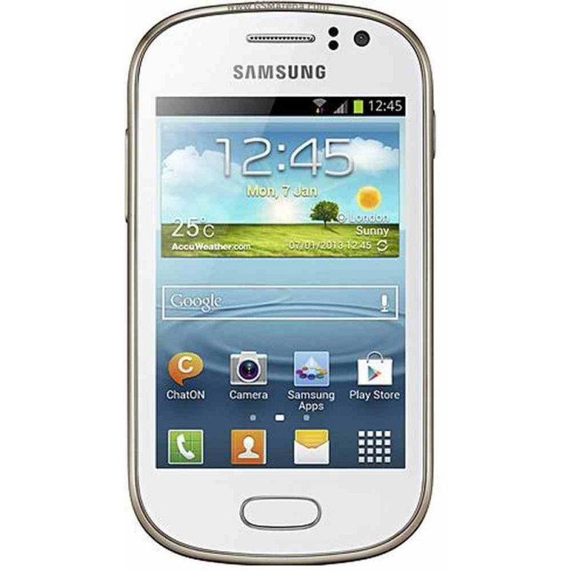 Buy Now LCD with Touch Screen for Samsung Fame - Black Display Glass Combo Folder