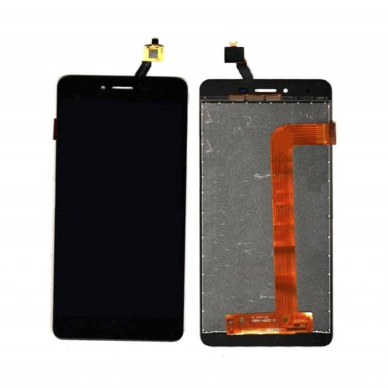 Buy Now LCD with Touch Screen for Micromax Canvas Evok E483 - Black Display Glass Combo Folder