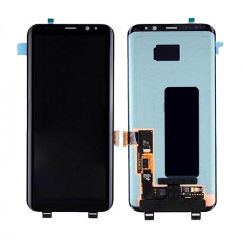 Buy Now LCD with Touch Screen for Samsung Galaxy S8 - Black Display Glass Combo Folder