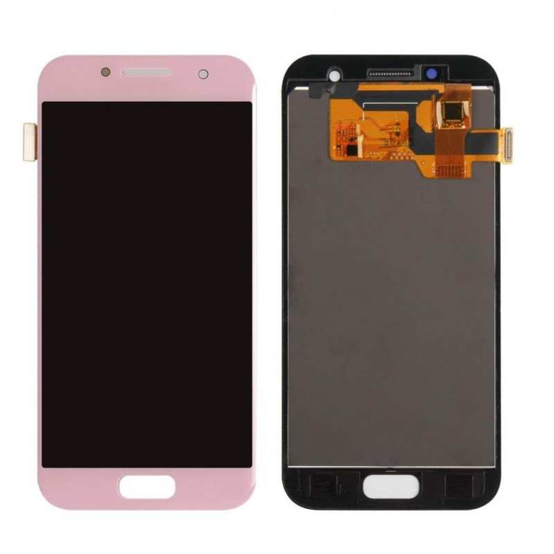 Buy Now LCD with Touch Screen for Samsung Galaxy A3 2017 - Rose Gold Display Glass Combo Folder Buy Now LCD with Touch Screen for Samsung Galaxy A3 2017 - Rose Gold Display Glass Combo Folder