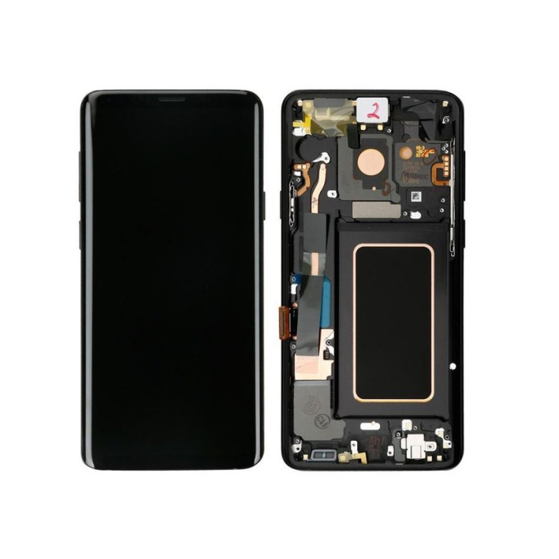 Buy Now LCD with Touch Screen for Samsung Galaxy S9 Plus - Black Display Glass Combo Folder