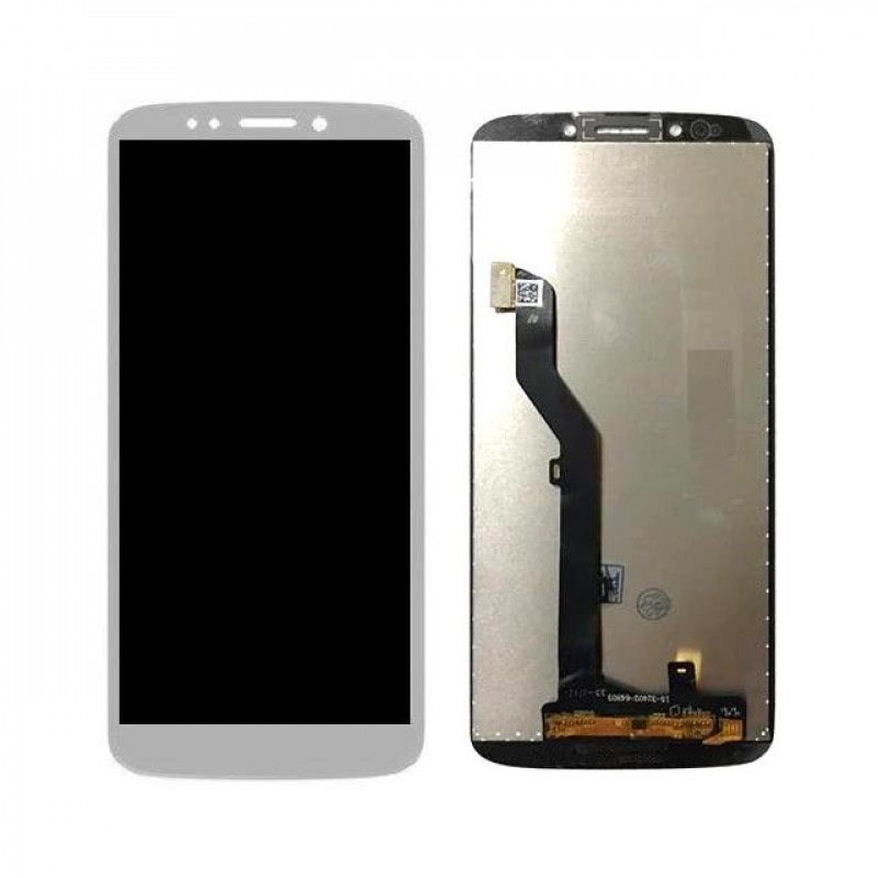 Buy Now LCD with Touch Screen for Moto G6 Play - White Display Glass Combo Folder
