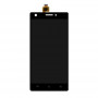 Buy Now LCD with Touch Screen for Lava V2 3GB - Black Display Glass Combo Folder