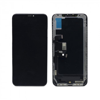 Buy Now LCD with Touch Screen for Apple iPhone XS Max - Black Display Glass Combo Folder