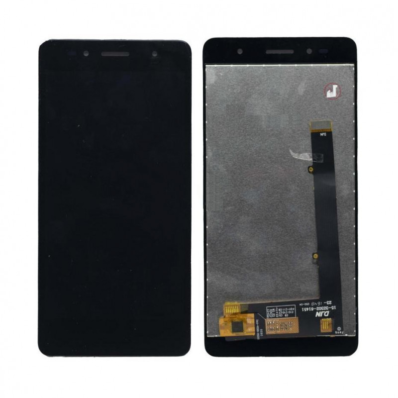 Buy Now LCD with Touch Screen for Lava R1 - Black Display Glass Combo Folder