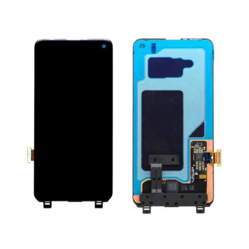 Buy Now LCD with Touch Screen for Samsung Galaxy S10 - White Display Glass Combo Folder