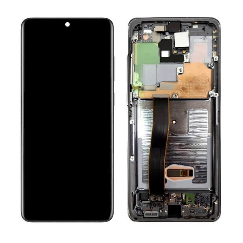 Buy Now LCD with Touch Screen for Samsung Galaxy S20 Plus - Black Display Glass Combo Folder