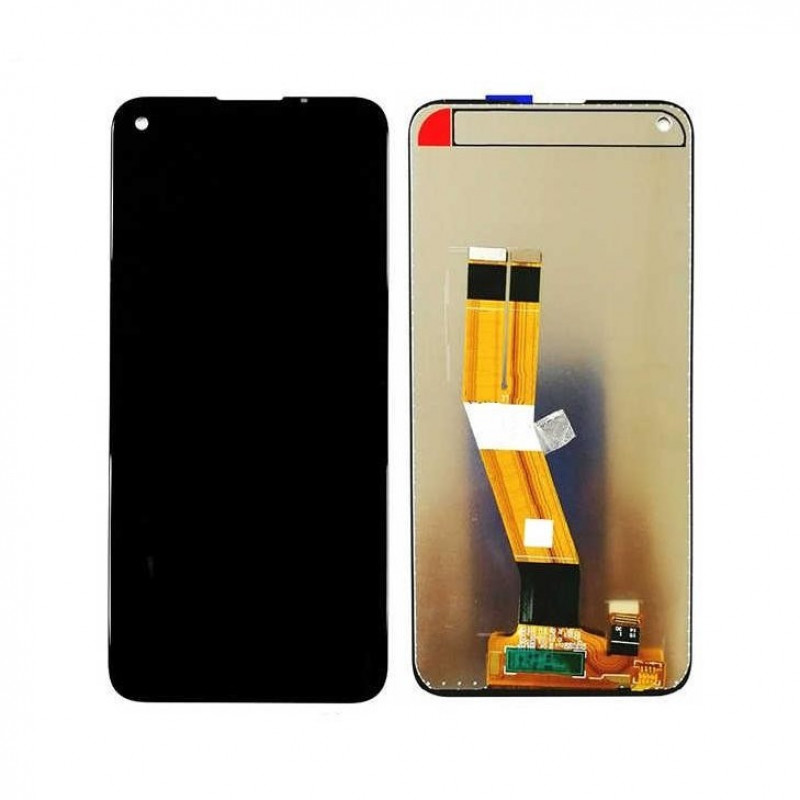 Buy Now LCD with Touch Screen for Samsung Galaxy M11 - White Display Glass Combo Folder