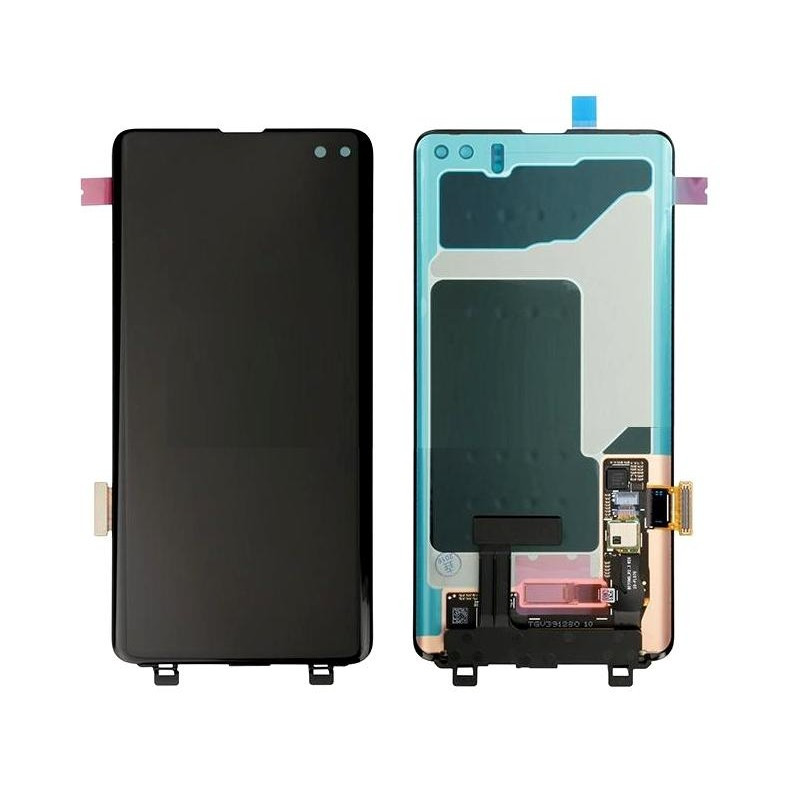 Buy Now LCD with Touch Screen for Samsung Galaxy S10 Plus - Grey Display Glass Combo Folder