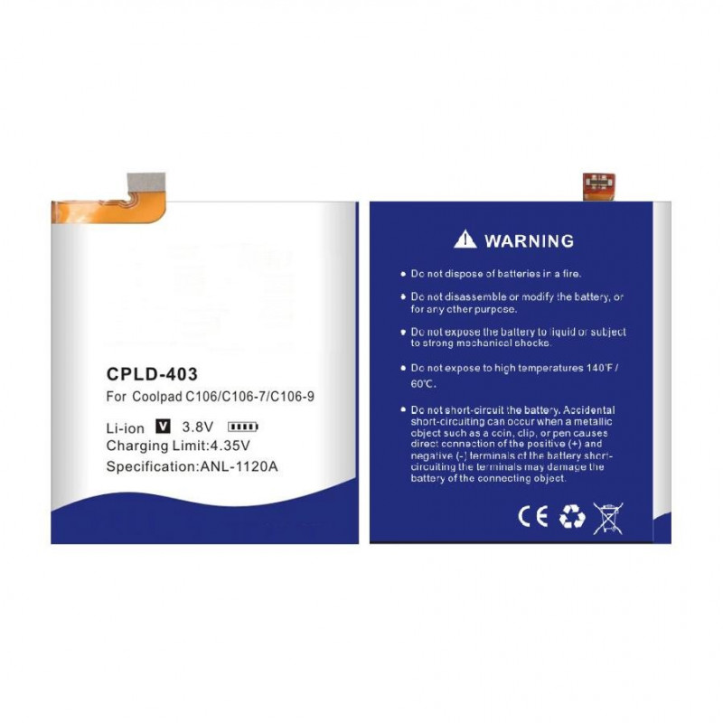 Battery For Coolpad Cool1 Dual 3GB RAM