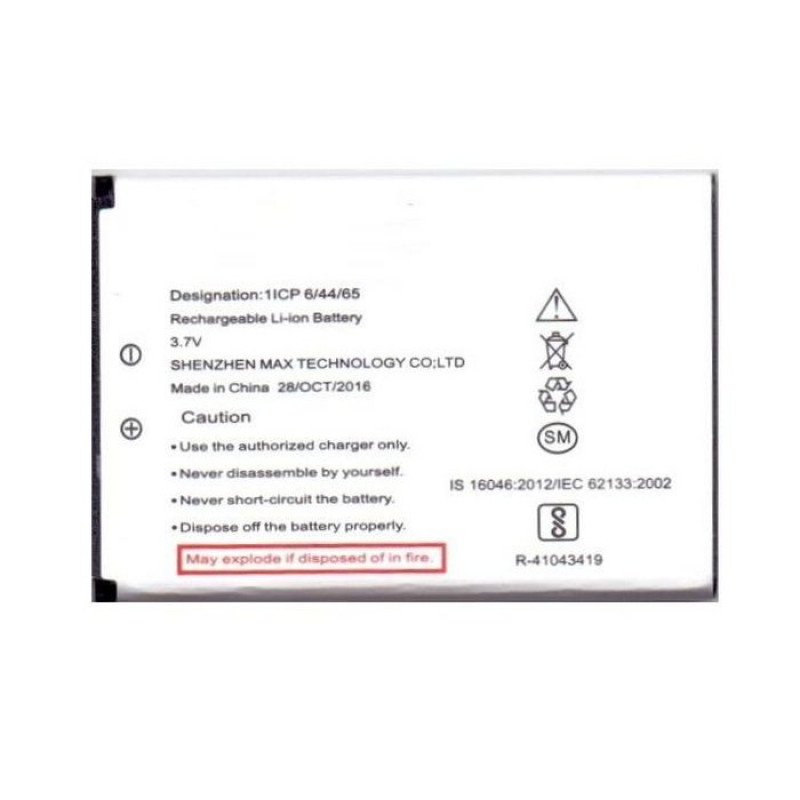 Battery For Lava Discover 135