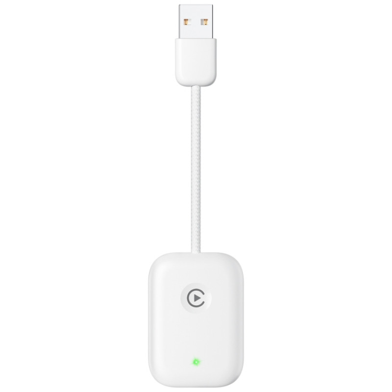 USB Interface Wired to Wireless Car CarPlay Adapter(White) USB Interface Wired to Wireless Car CarPlay Adapter(White)