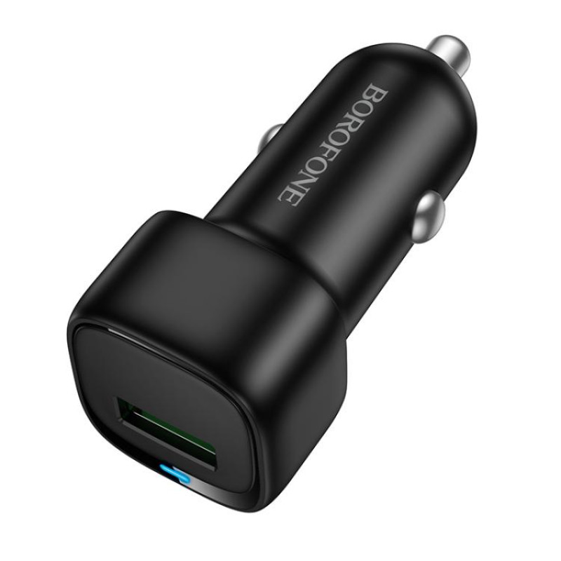 BOROFONE BZ34 Cloud QC3.0 USB Car Charger(Black)