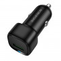 BOROFONE BZ34 Cloud QC3.0 USB Car Charger(Black)