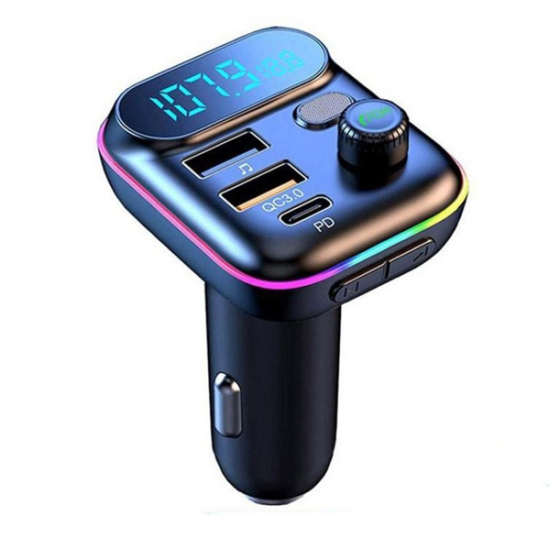 T70 Car MP3 Player FM Transmitter with Bluetooth USB Car Mobile Charger QC3.0 Quick Charge U Disk Music Player FM Modulator T70 Car MP3 Player FM Transmitter with Bluetooth USB Car Mobile Charger QC3.0 Quick Charge U Disk Music Player FM Modulator