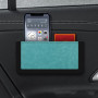 DE RAN FU Car Phone Storage Box Self-adhesive Rolling Pyebata Storage Bag(Blue)