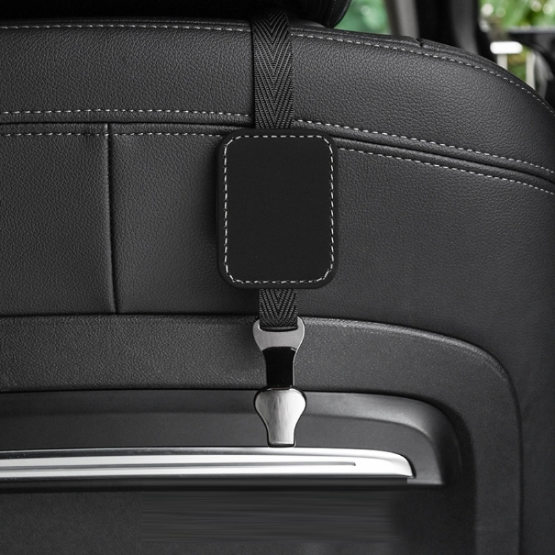 Car Rear Seat Backrest Suede Interior Multifunctional Hook(Black) Car Rear Seat Backrest Suede Interior Multifunctional Hook(Black)